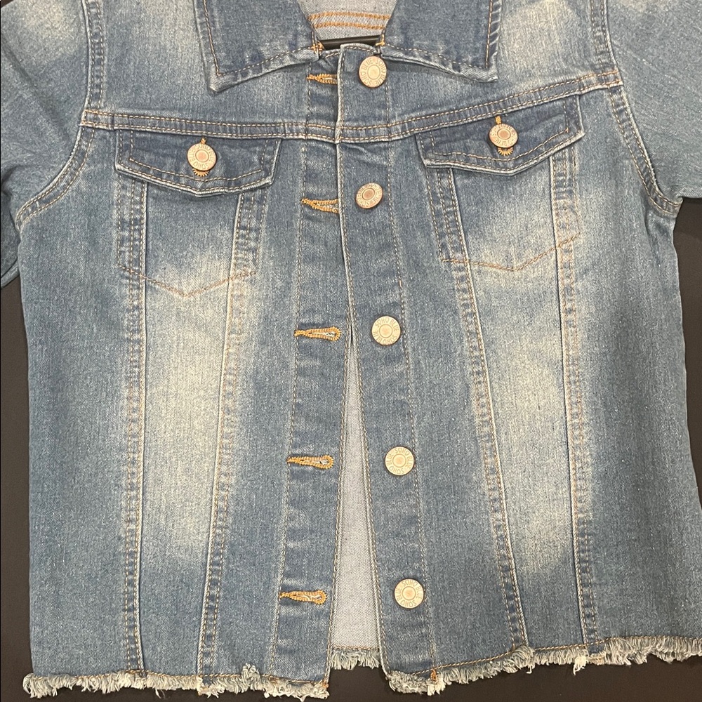 Soho Light Blue Kids Jean Jacket - Picture 4 of 5